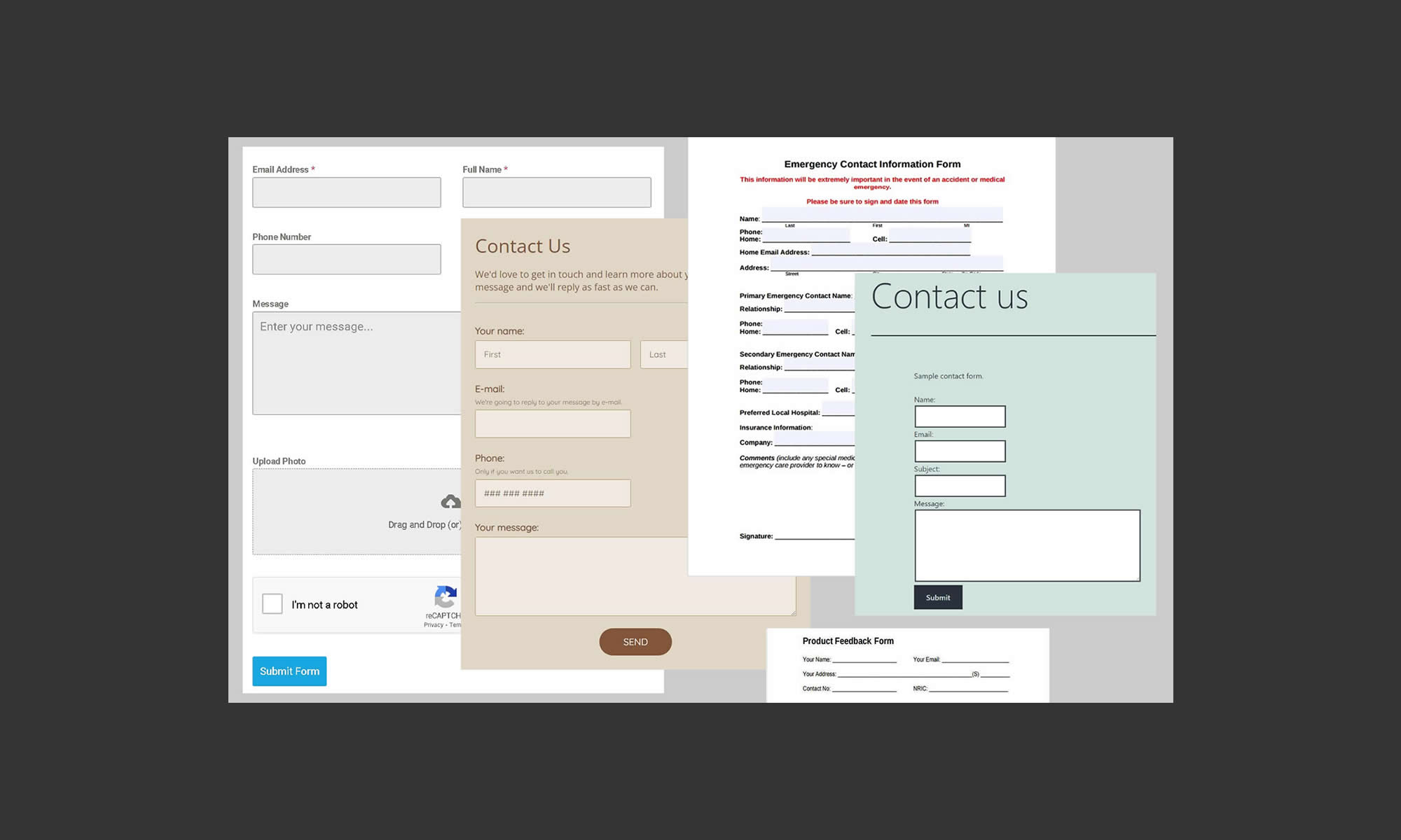 No more contact form spam. End contact form spam now.
